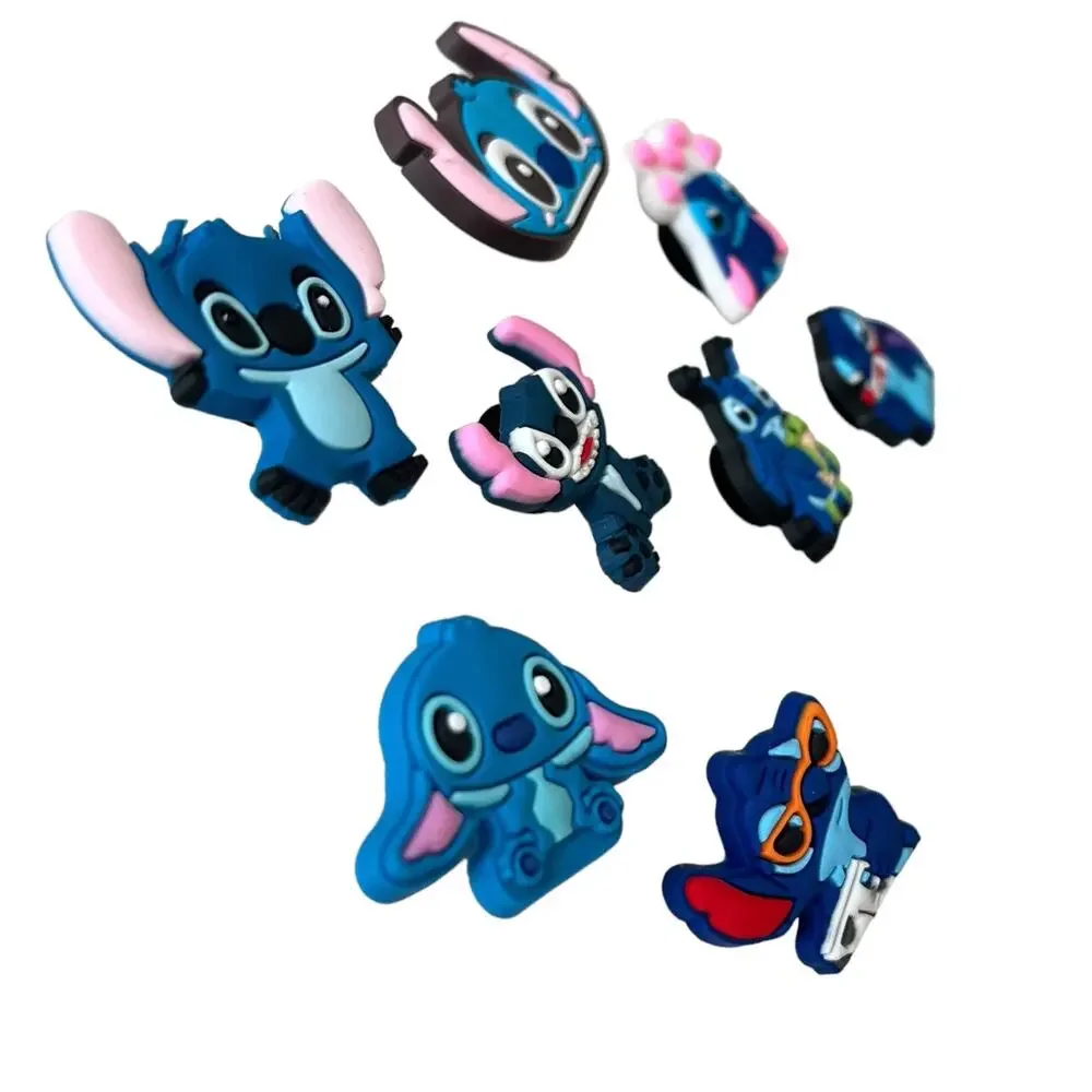 NEW Lilo Stitch SHOE CHARMS 8pc for Croc Shoes Backpacks Zippers Project 626